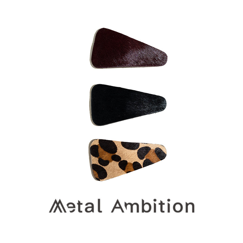 马毛边夹刘海夹发饰秋冬高级感头饰2025新款