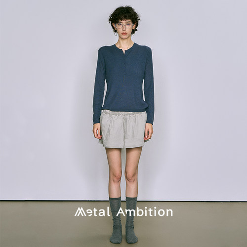 半身裙女小众设计感气质2025新款A字裙牛仔花苞裙系带miu系