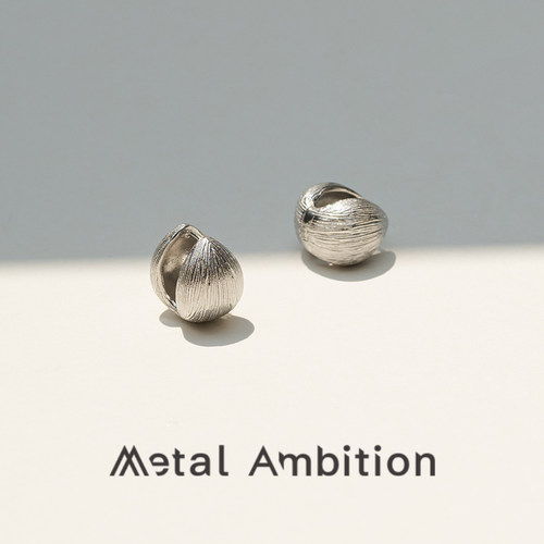 复古纯银女镀金高级感耳环