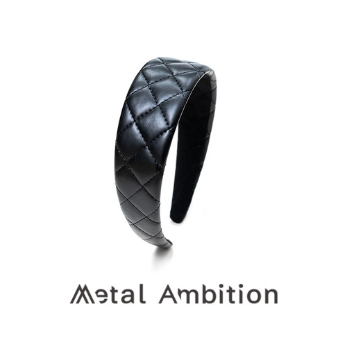 菱格纹发箍头饰2025新款