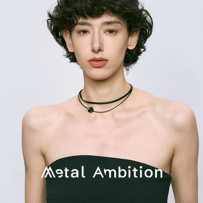 树脂防皮绳锁骨链女项链