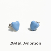 红色珐琅爱心耳钉女高级感复古耳饰轻奢小众设计耳环2024新款 夏天