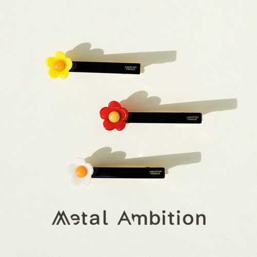 边夹醋酸少女高级感发饰