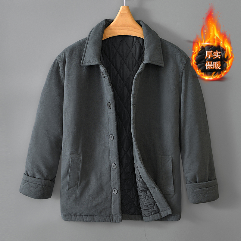 高端宽松中式纯棉上衣外套男款