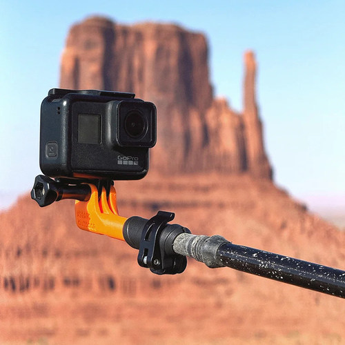 Asgard阿斯加德户外登山杖自拍夹大疆运动相机支架改自拍杆配件