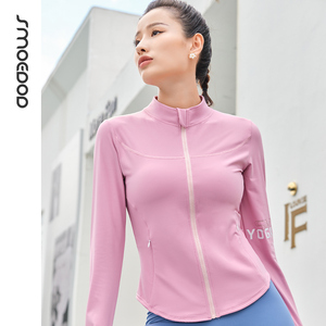 水沐伊朵秋冬瑜伽服立领运动外套