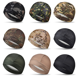 春夏户外骑行帽 户外登山骑行运动透气内胆小帽头盔内衬包头帽 男