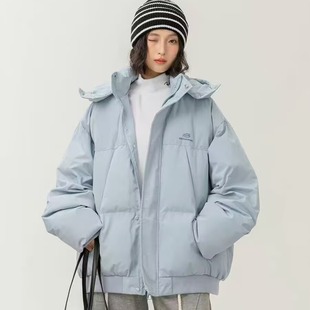 2025冬季新款连帽短款羽绒服女韩系面包服保暖棉衣学生外套棉服