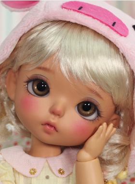 小魔菇BJD Hana 1/6 Lime lati 6分 现货树脂关节娃娃盲盒手办