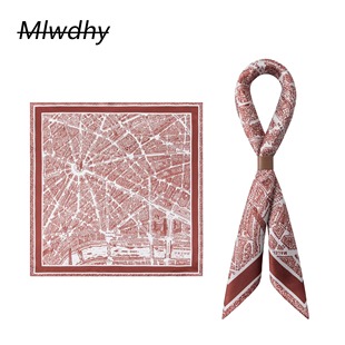 欧美复古天罗地网男士真丝桑蚕丝领巾潮流百搭阿美咔叽小领巾丝巾