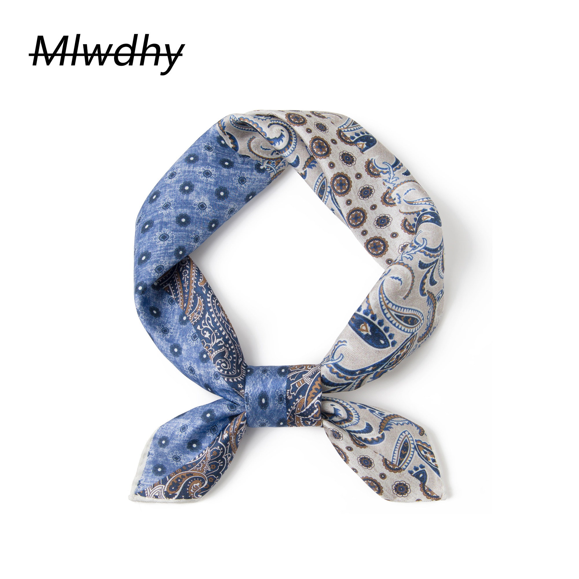 男士民族风斜纹小方巾