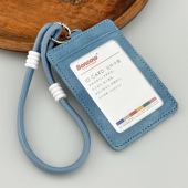 Bencow邦库牛仔纹证件套挂绳工作证门禁卡包三卡位圆绳定做logo