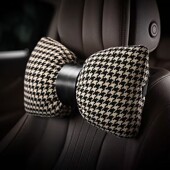 高级感典雅汽车头枕女神款 车载护颈枕轻奢风车内装 饰内饰用品大全