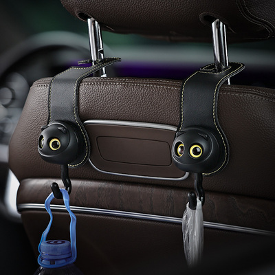 铃动猫汽车挂钩车用座椅背挂式置物钩子多功能车载好物装饰用品