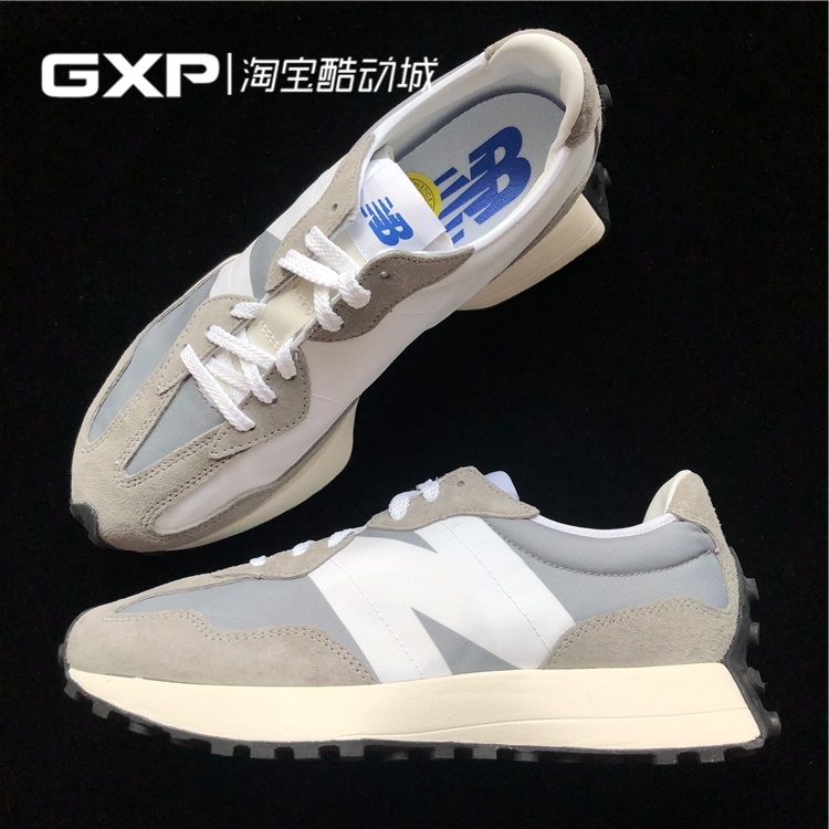 NewBalance灰色复古运动跑鞋