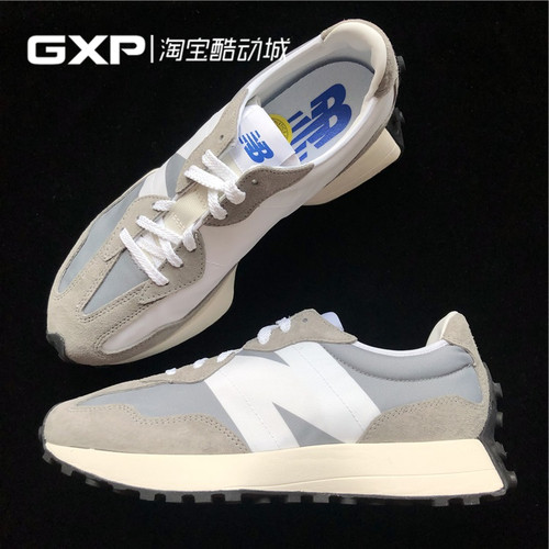 NewBalance灰色复古运动跑鞋