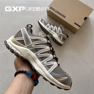 SUEDE Salomon萨洛蒙3D PRO 新羽毛灰棕灰褐色美拉德徒步跑鞋