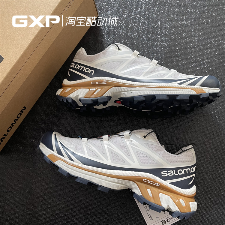 SalomonXT-6ADV黑白灰运动鞋