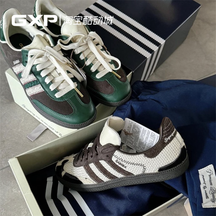 AdidasSAMBANOTITLE低帮板鞋