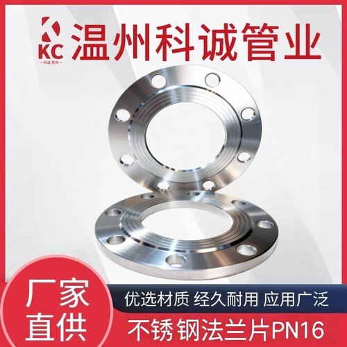 304不锈钢平焊法兰片PN16国标