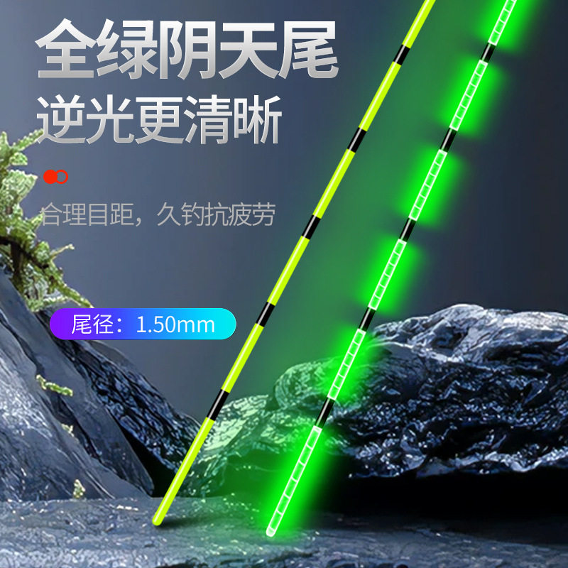 黄金眼日夜用咬钩变色夜光电子漂