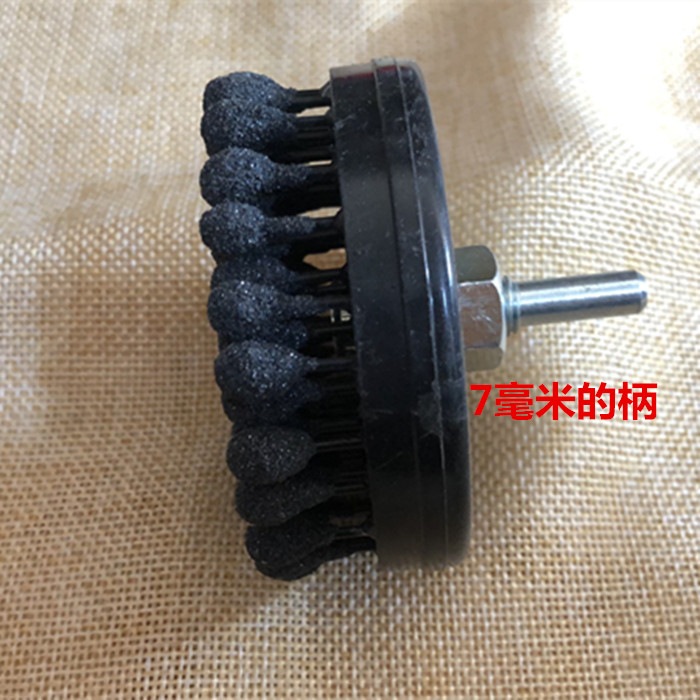 球头刷 杆碗型 抛光刷 尼龙刷内孔去毛刺刷 底面打磨轮杆平球头刷