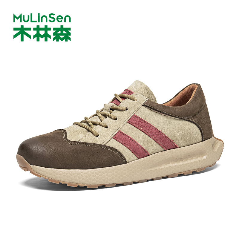 木林森德训鞋男厚底休闲潮鞋