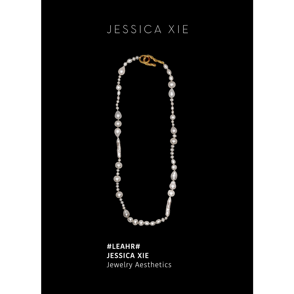JX I 艾格尼丝 欧美艺术拼接天然巴洛克珍珠项链小众设计感锁骨链