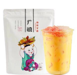 广禧杨枝甘露粉1000g 商用即冲芒果椰汁粉甜品店奶茶店专用原材料