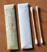 包邮 一次性独立印刷 含票带设计 酒店餐厅棉签套定做1万个推荐 新款