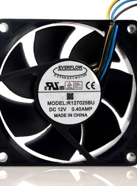 Cooljag  7025 R127025BU 12V 0.40A cpu主板 4线pwm温控调速