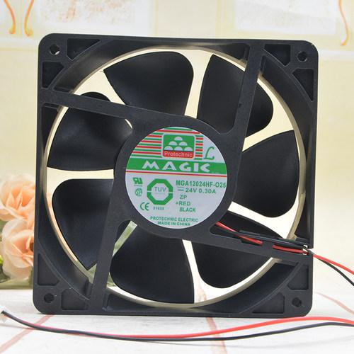 24V变频器散热厘米/风扇12CM12038AMGA12024HF0250.3永立-