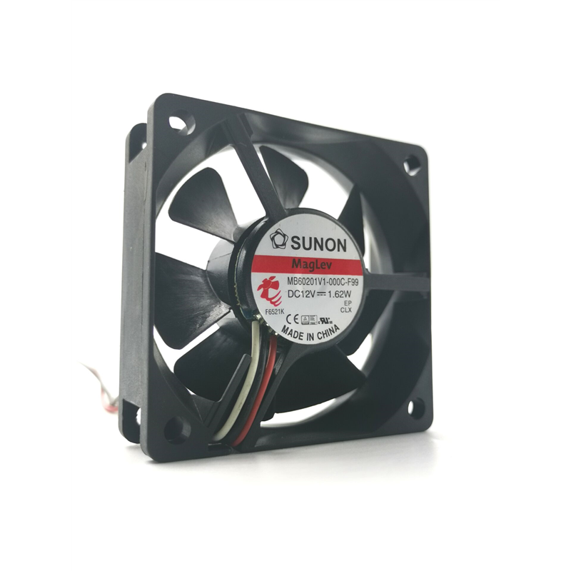 MB60201V1-000C-F996020 12V 3线警报 6CM静音大风量散热风扇