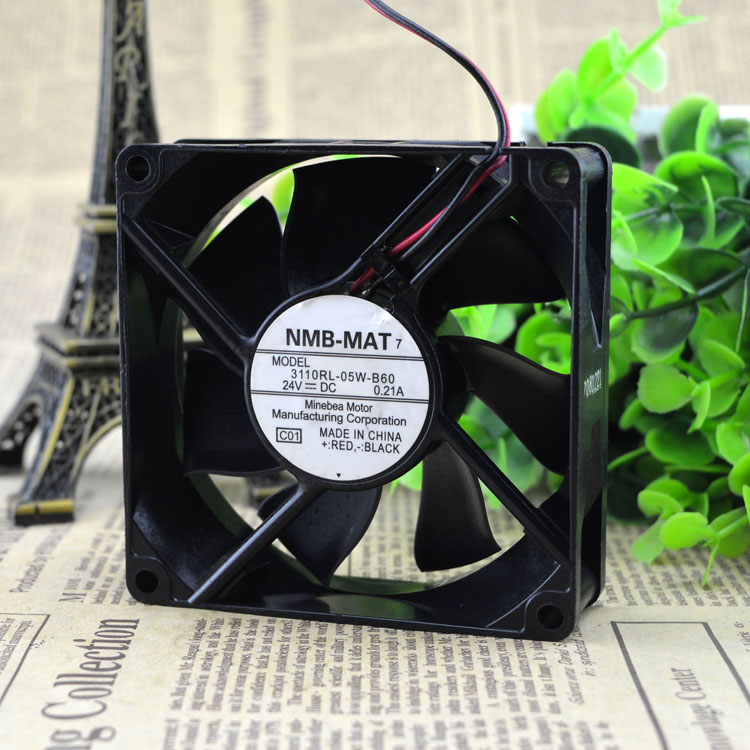 3110RL-05W-B60 24V 0.21A 8025 8CM 变频器 双滚珠风扇
