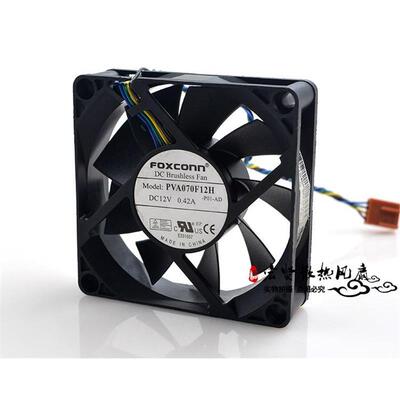 FOXCONN 7020 4线PVA070F12H-P01-AD 12V0.42A 7CM散热风扇
