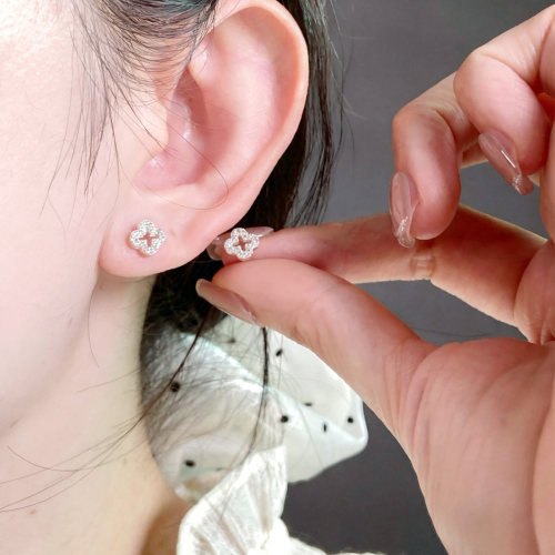 S999纯银针耳钉女耳饰养耳洞耳环