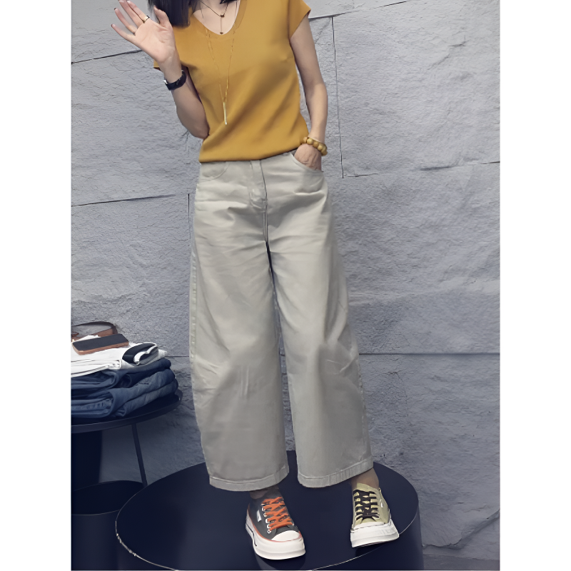 3146#裤子女款爆款2026新款夏季时尚百搭九分弯刀牛仔裤裤子