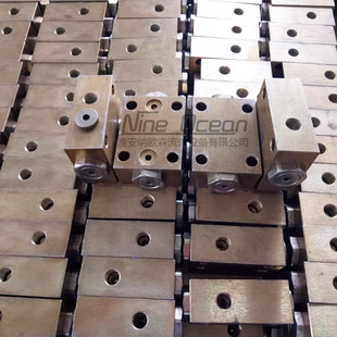 J7四通双向厂家直销油缸保压同步平衡阀环卫 H8L 板式 液压锁总S0