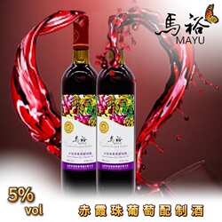 马裕赤霞珠葡萄配制酒730ml*两瓶包邮男女皆宜甜型清徐葡萄酒