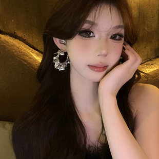 旧梦巴黎~复古法式个性时尚包包珍珠气质耳环小众设计感耳饰包邮