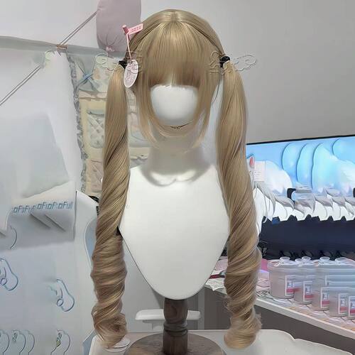 飒姿假发75cm厚墩墩罗马倦全头套lolita自然可爱乖巧少女doll感