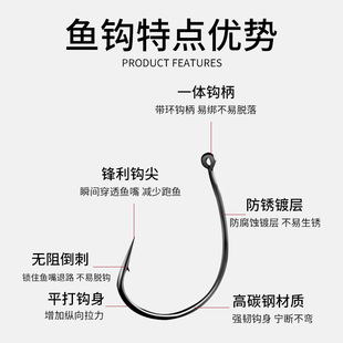 倒钓钓组成品路亚倒钓线组套装 倒钓铅坠鱼钩德州钓组线组8003钩铅