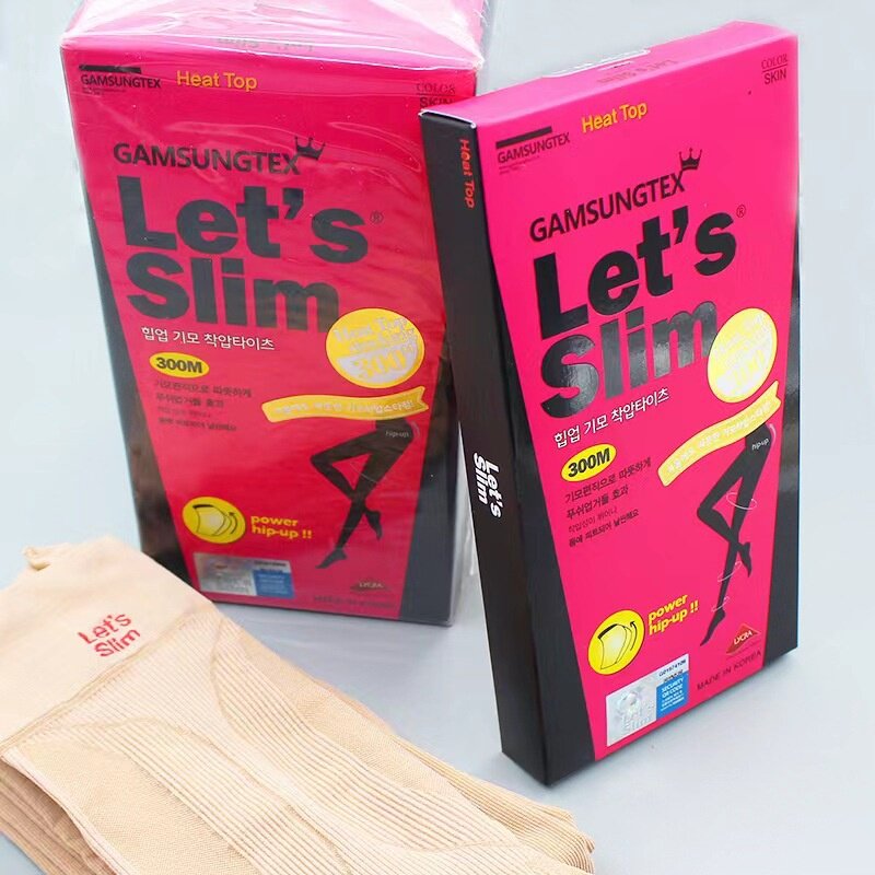春薄款let's连裤袜slim光腿 300m压力袜提臀耐穿塑形