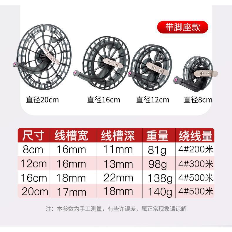 八卦轮风车轮盘车轮绕线轮塑料精品渔轮绕线量大钓鱼轮子远投