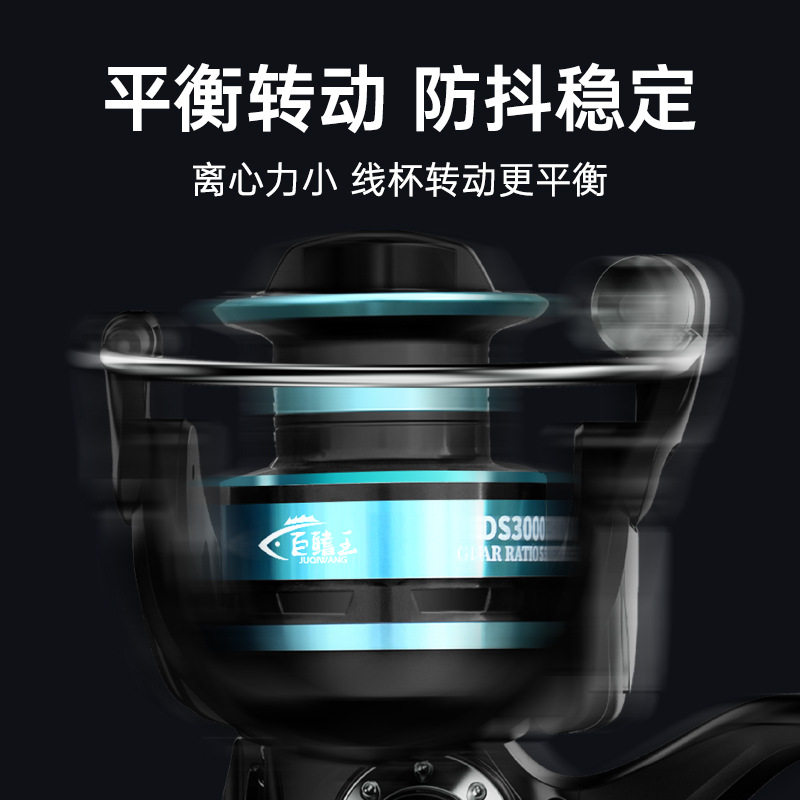 渔轮金属路亚纺车轮远投专用轮海杆轮大物轮正品鱼线轮钓鱼轮批发