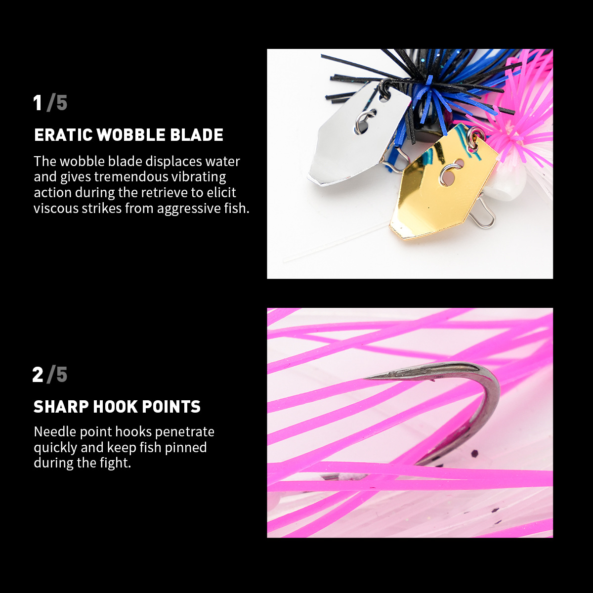 JIG挡水板复合亮片10g路亚饵假饵铅头钩噪音JIG挡水板胡须佬