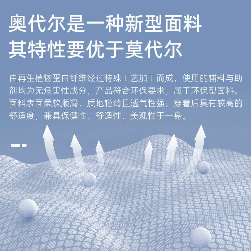 60S奥代尔植物蛋白小清新无缝可爱少女内裤无痕中腰棉裆柔软透气