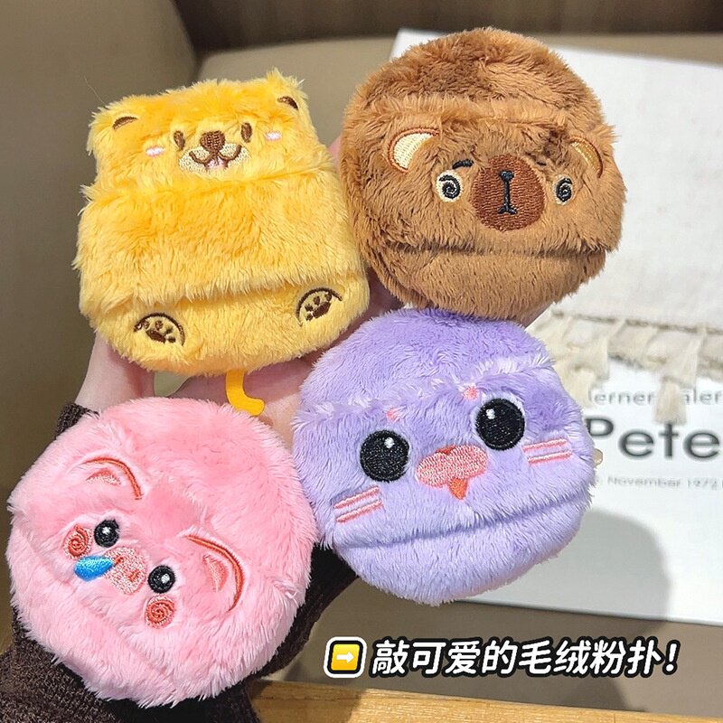 浪漫糖长绒粉扑柔软舒适毛绒厚实亲肤定妆粉扑化妆专用散粉气垫女