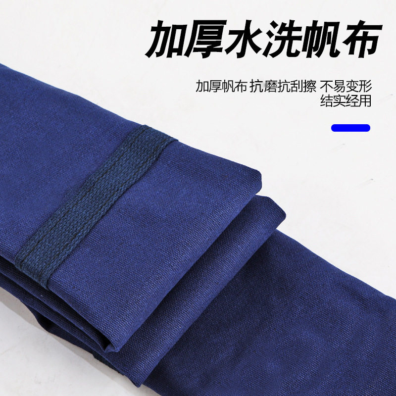 批发户外便携帆布鱼竿包野钓加厚钓鱼伞包手提可折叠轻便夜钓伞包
