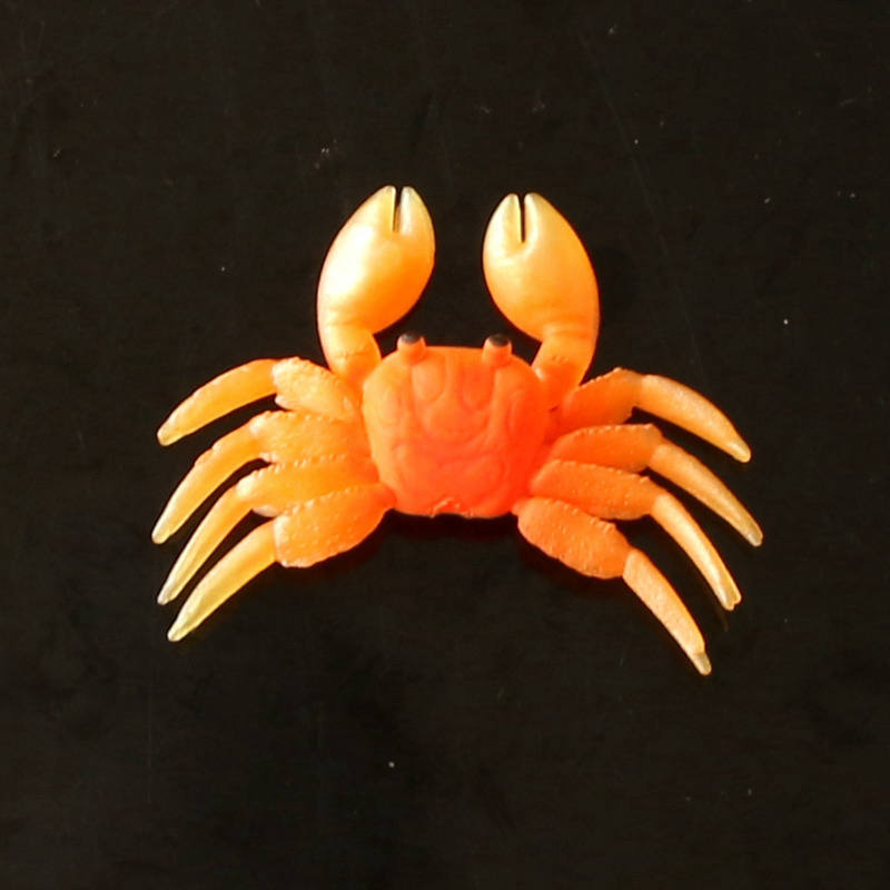 跨境螃蟹型路亚软饵软虫仿生饵海钓淡水钓鱼饵8CM 8克小螃蟹鱼饵